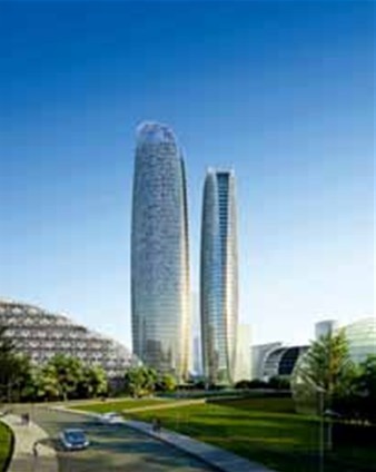 超高層辦公建筑垂直交通系統設計相關研究——以成都金融城南塔的雙子電梯系統設計為例